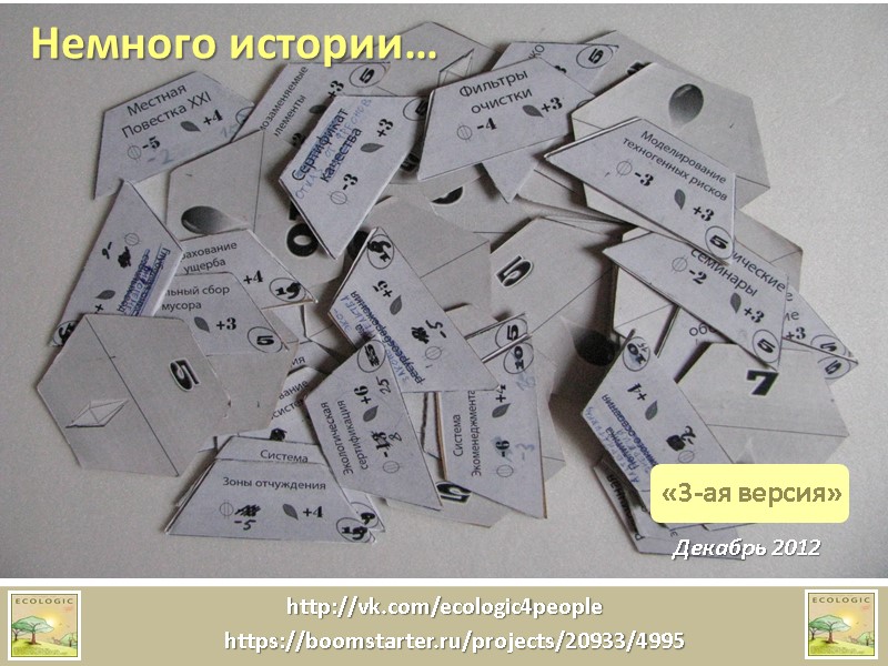 Немного истории… Декабрь 2012